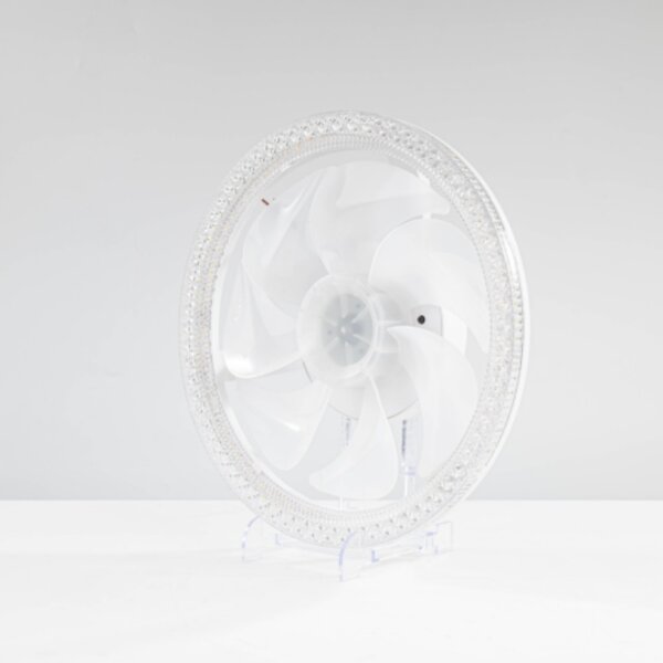 D31cm Metal PC Ceiling Fan Light - 图片 2