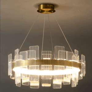 D100CM Ring Rectangular Acrylic Pendant Lamp
