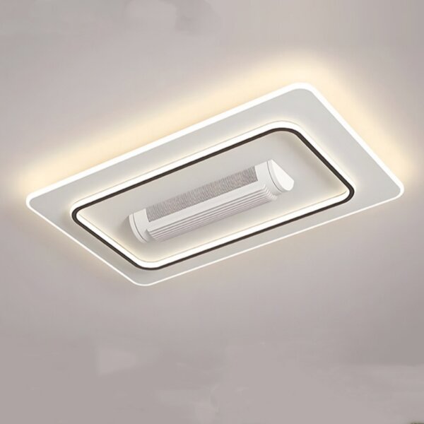 L105CM Rotated LED Ceiling Fan Light - 图片 2