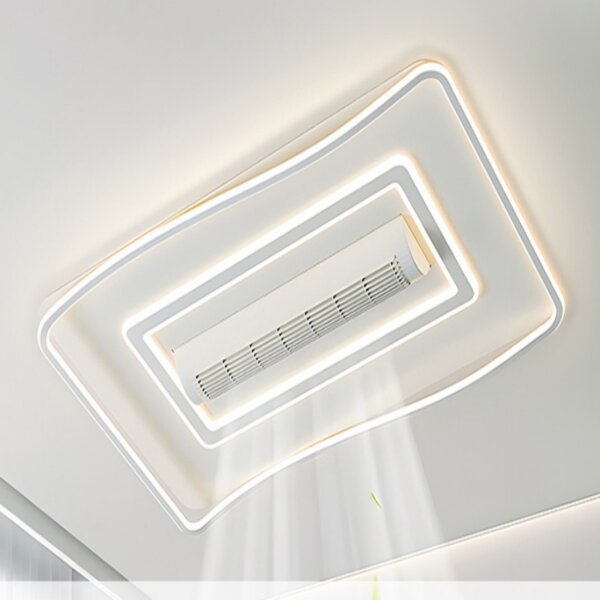 Acrylic Bladeless Ceiling Fan Light - 图片 2