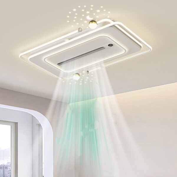 L105cm LED Silent Ceiling Fan Light - 图片 2