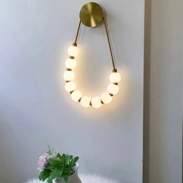 Iron Acrylic Ball LED Wall Lamp