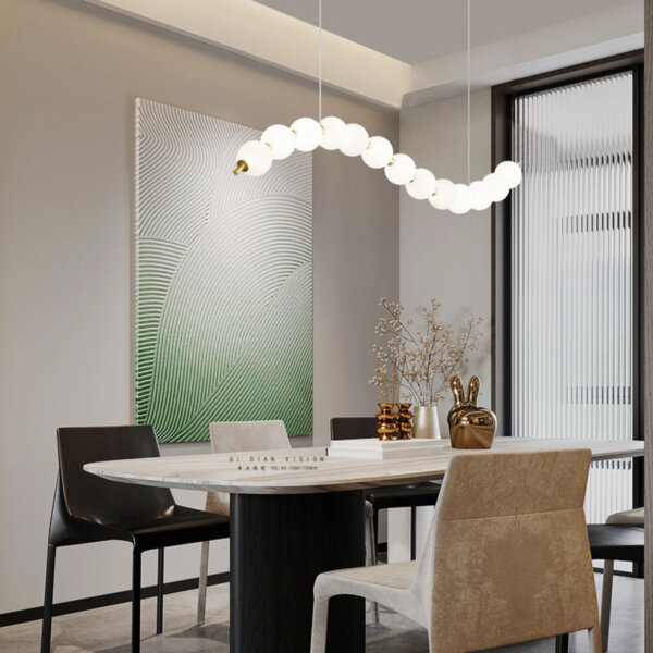 10-15 Heads PE Ball LED Pendant Lamp - 图片 2