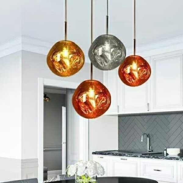 1-14 Heads Lava Acrylic Pendant Light - 图片 2