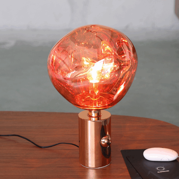 PVC Metal Lava LED Table Light - 图片 2