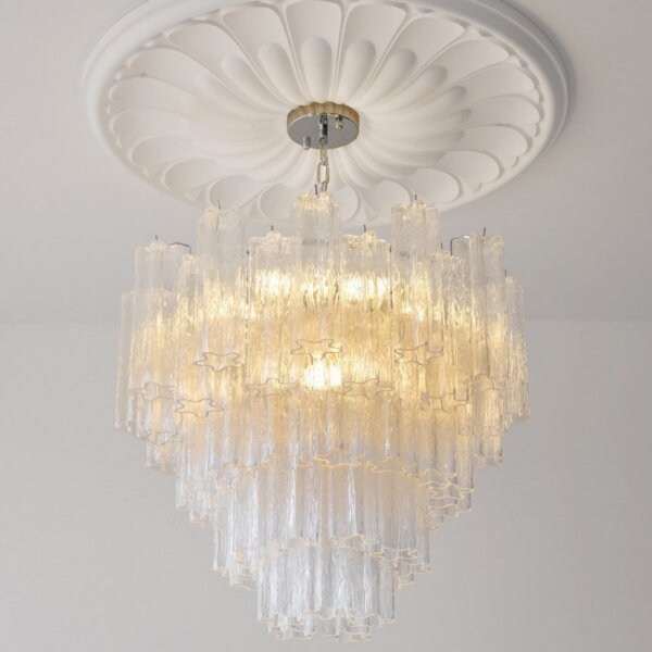 4-12 Heads Clear Glass Pendant Light - 图片 2