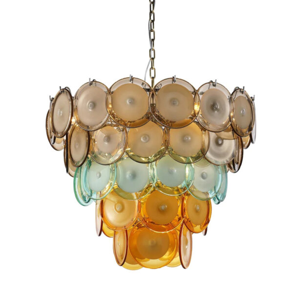 E14 Chrome Glass Pendant Lamp - 图片 2