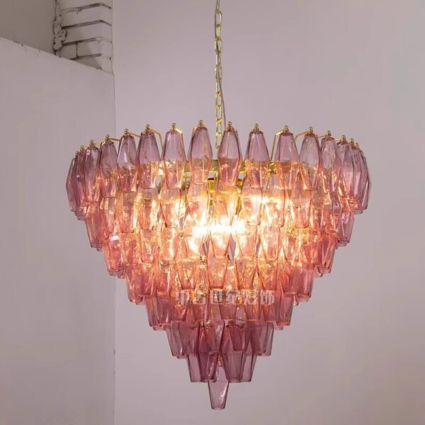 E14 Colourful Glass Pendant Light - 图片 2