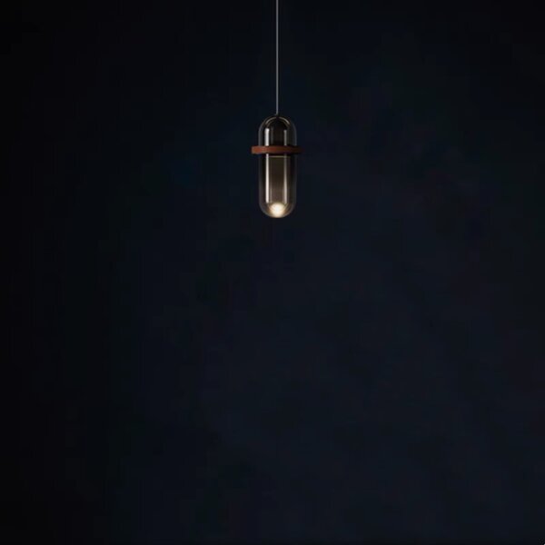 H38CM Smoke Gray Glass Pendant Light - 图片 3