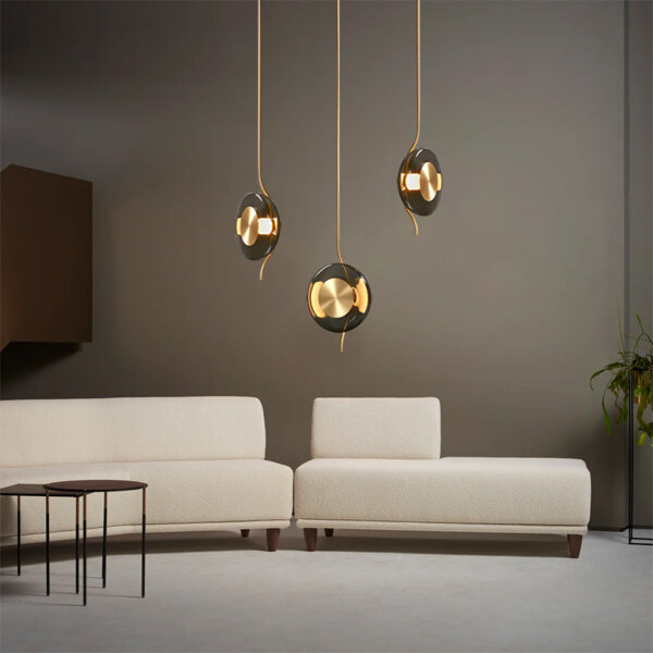 G9 Glass Round Pendant Light - 图片 2