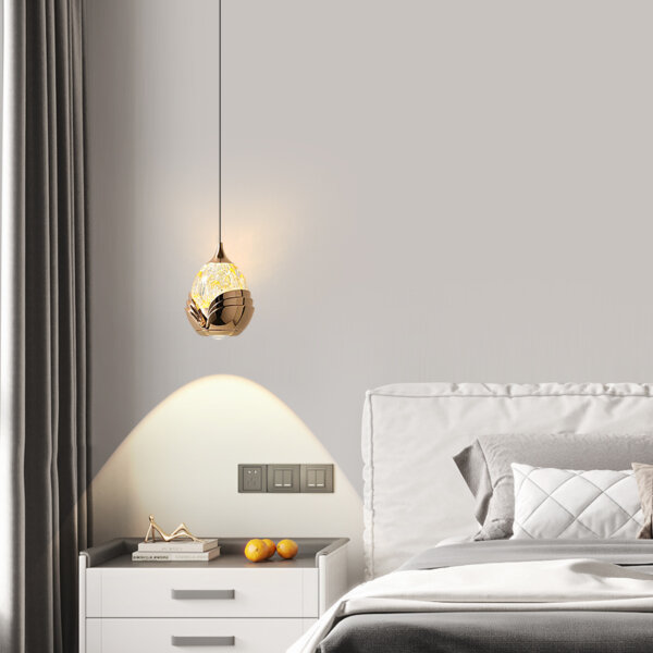 7W Aluminum Acrylic LED Pendant Light - 图片 3