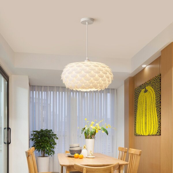 Fish Scale Acrylic Pendant Light - 图片 3