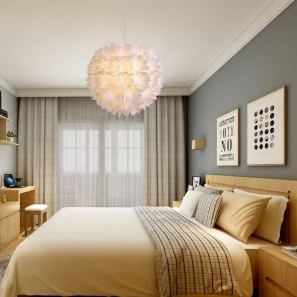 Acrylic Flower Pendant Lamp - 图片 4