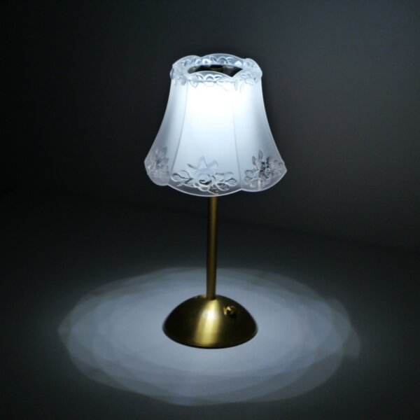 H32cm USB Pink Rose Table Light - 图片 3