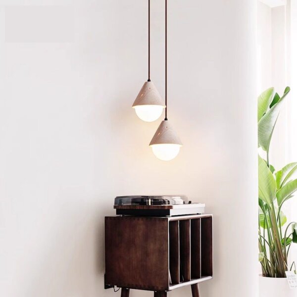 G9 Travertine Stone LED Pendant Lamp - 图片 3