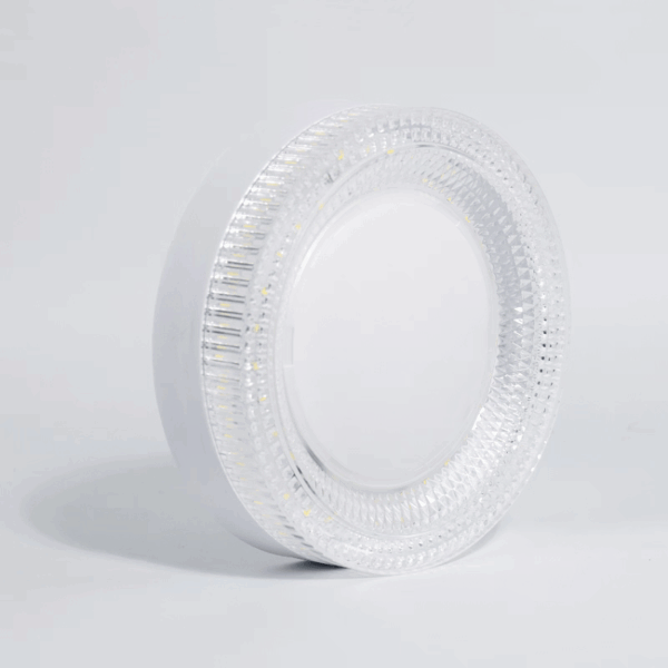H4cm Round Rectangular Plastic Ceiling Light - 图片 4