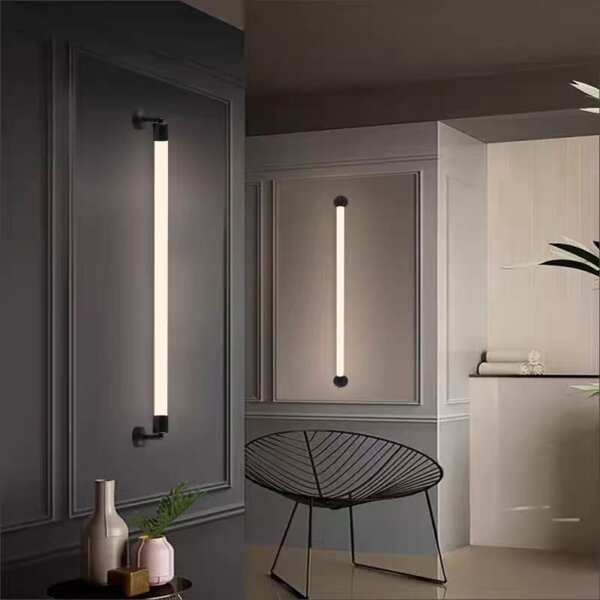 Black Copper LED Linear Wall Light - 图片 3