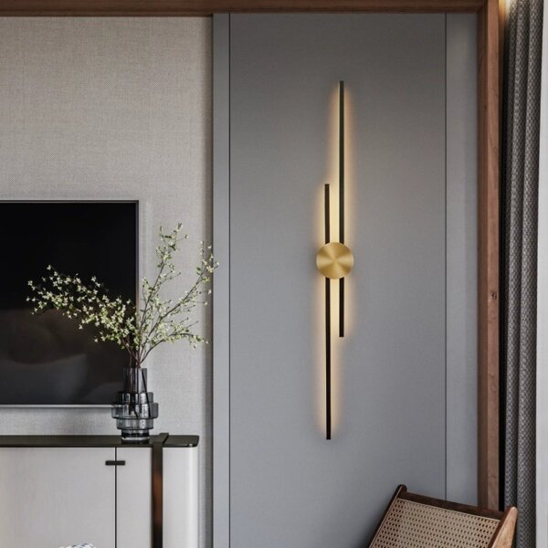 Full Copper Linear Wall Lamp - 图片 3