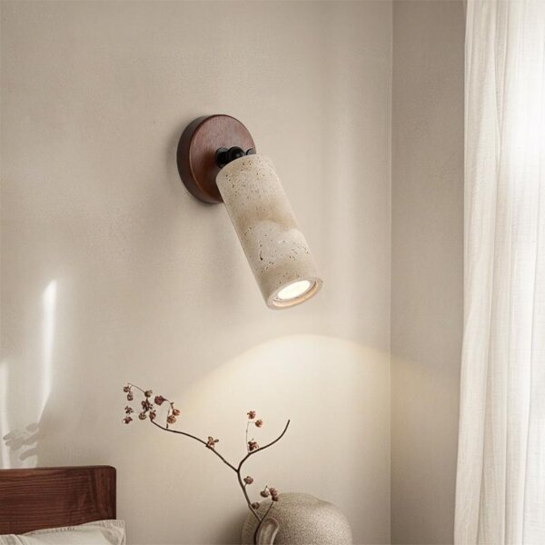 D6.5CM Stone Reading Wall Lamp - 图片 3