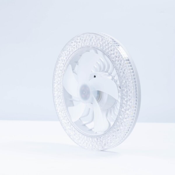 Remote Control Mini Ceiling Fan Light - 图片 4