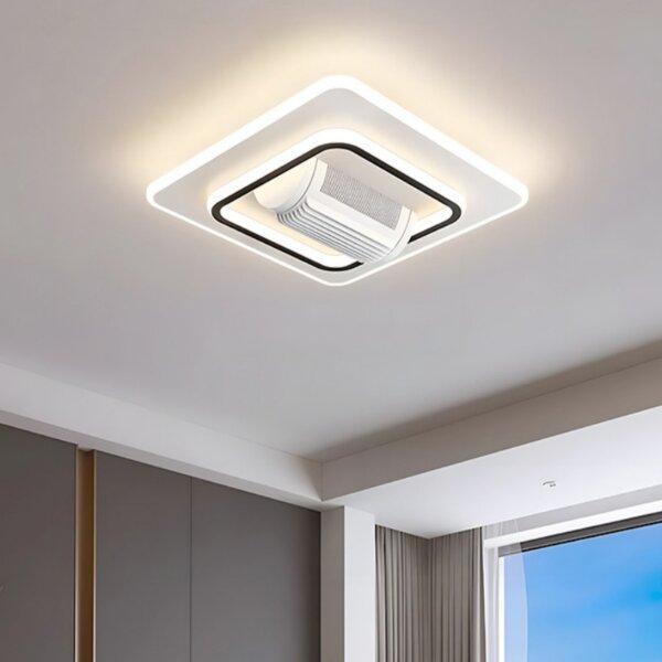 L105CM Rotated LED Ceiling Fan Light - 图片 3