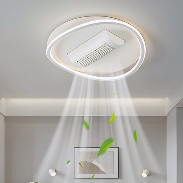 Acrylic Bladeless Ceiling Fan Light - 图片 3
