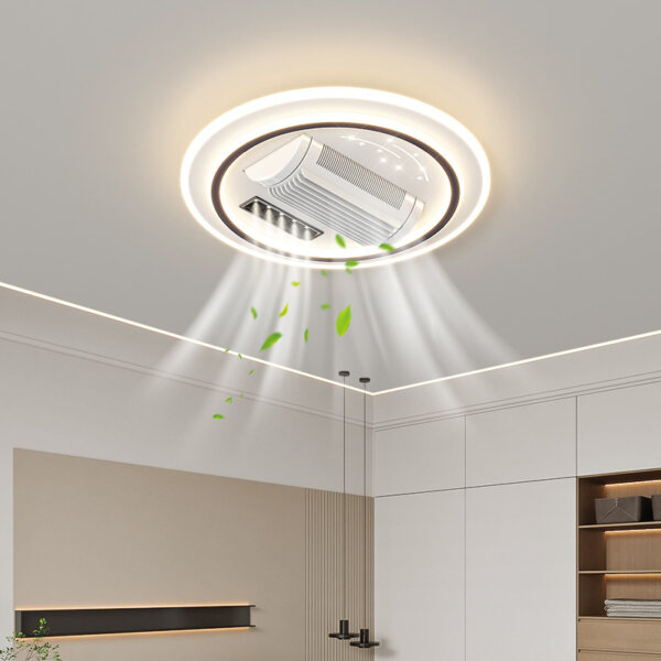 L105cm Remote Control Ceiling Fan Light - 图片 3