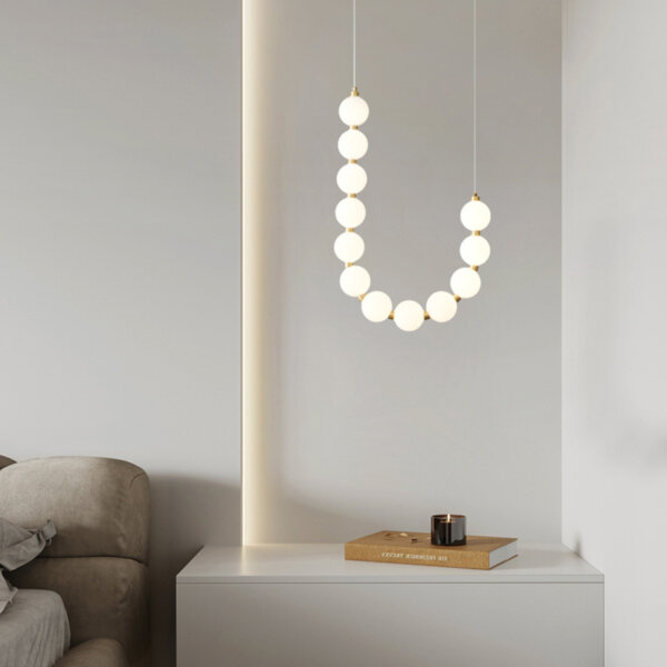 10-15 Heads PE Ball LED Pendant Lamp - 图片 3