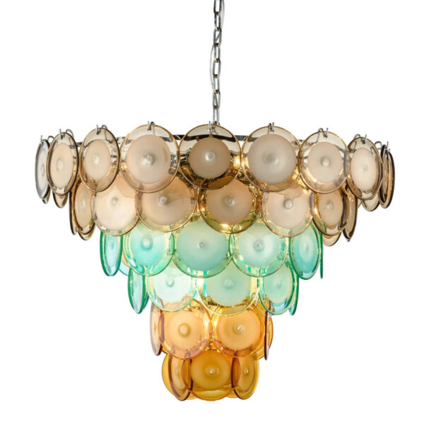 E14 Chrome Glass Pendant Lamp - 图片 3