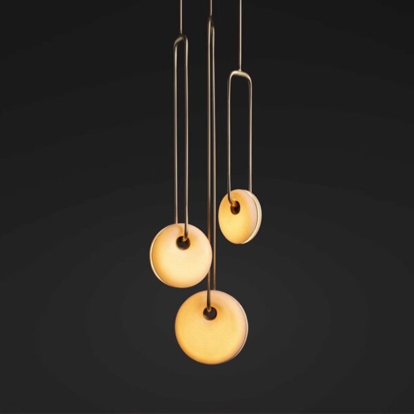 D35CM Creative Round LED Pendant Lamp - 图片 3