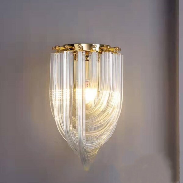 E14 Glass Elbow Copper Pendant Light - 图片 3