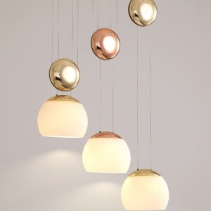 D10CM Adjustable Lift Glass Pendant Light