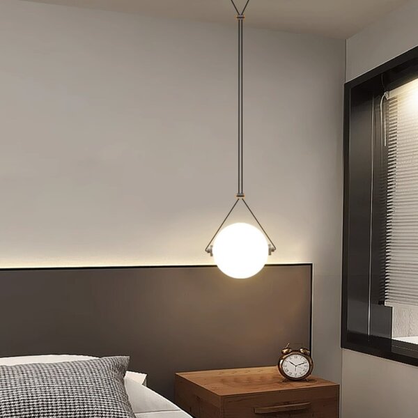 D24CM Glass Ball Pendant Lamp - 图片 3