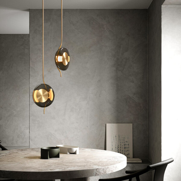 G9 Glass Round Pendant Light - 图片 3