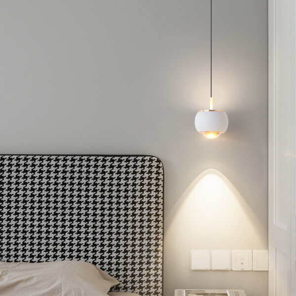D10CM LED Lens Metal Pendant Light - 图片 5