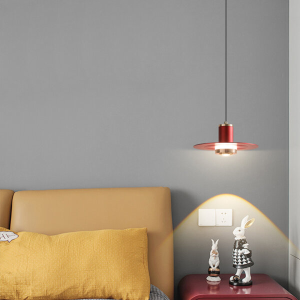 D24CM Black Flying Saucer Pendant Lamp - 图片 8