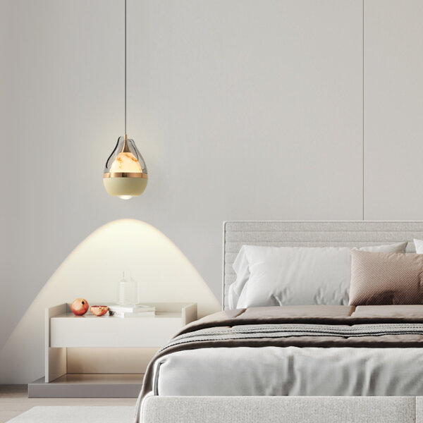 7W Golden Black Pendant Lamp - 图片 4