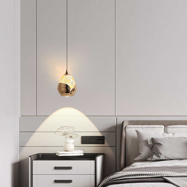 7W Aluminum Acrylic LED Pendant Light - 图片 4