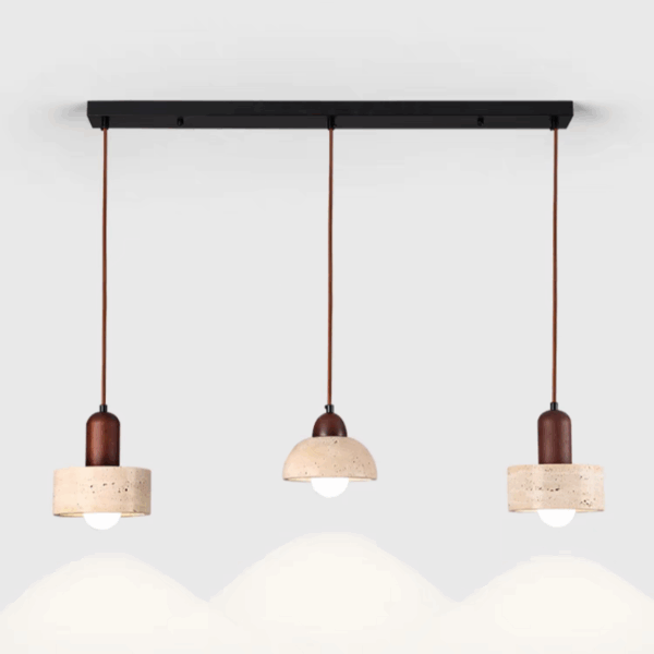 E27/E26 Yellow Brown Pendant Light - 图片 4