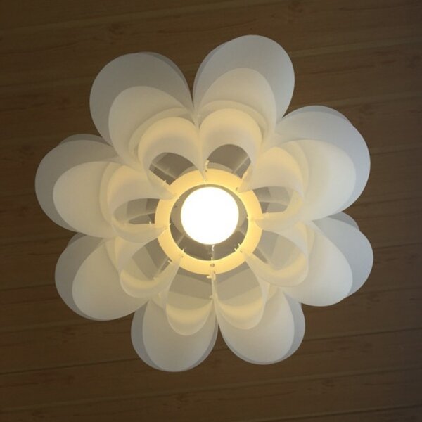 Iron Acrylic Lotus Pendant Light - 图片 4