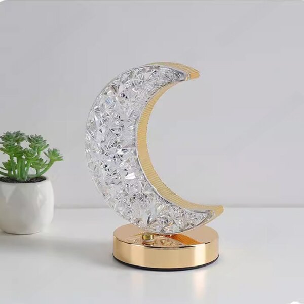 Golden Star Moon LED Table Light - 图片 4