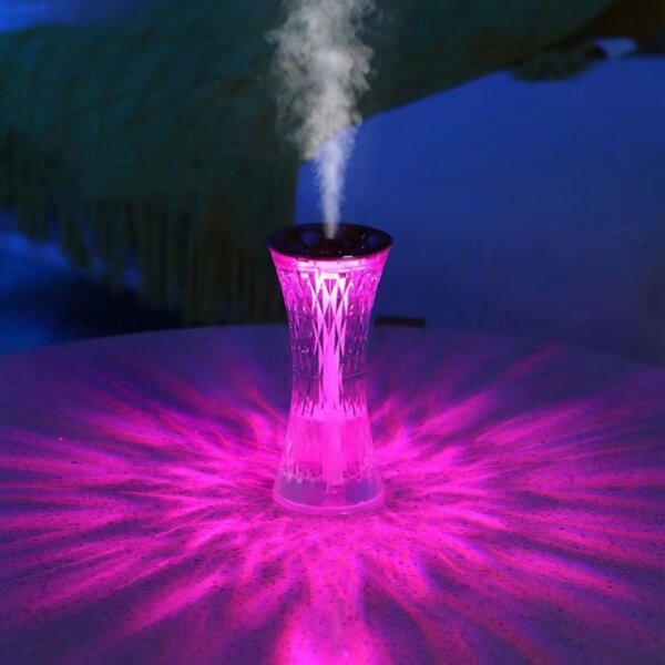 Crystal USB Air Humidifier Table Lamp - 图片 4