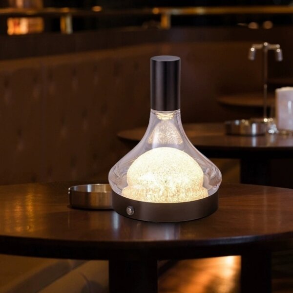 H18cm Copper Wine Bottle Table Light - 图片 4