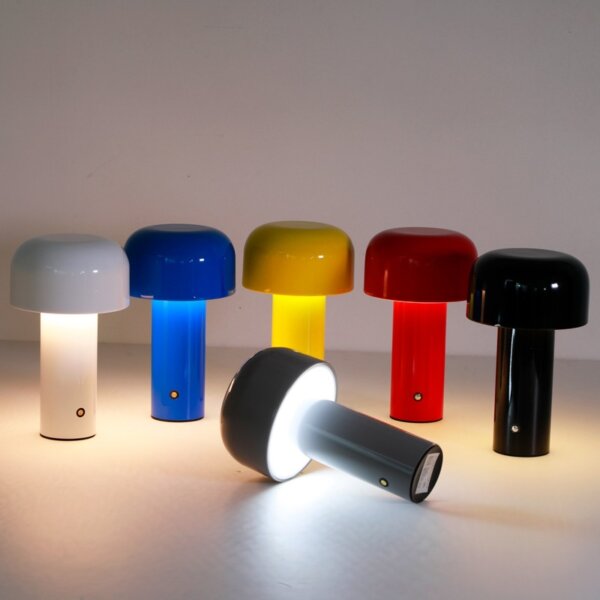 H21cm Mushroom Colourful Table Lamp - 图片 4
