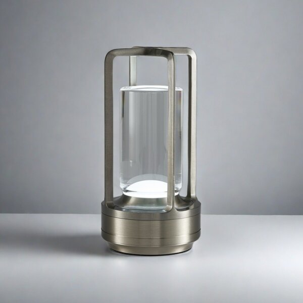 Golden Silver Black Lantern LED Table Lamp - 图片 4