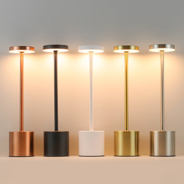 H34cm Iron Acrylic Colourful LED Table Lamp - 图片 4