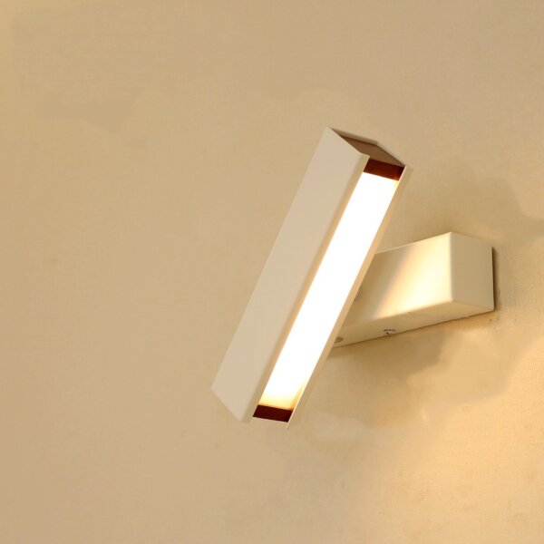 Wooden Rotatable Reading Wall Light - 图片 4
