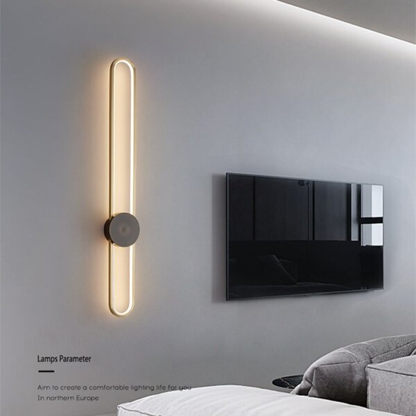 Iron Long Strip LED Wall Lamp - 图片 4