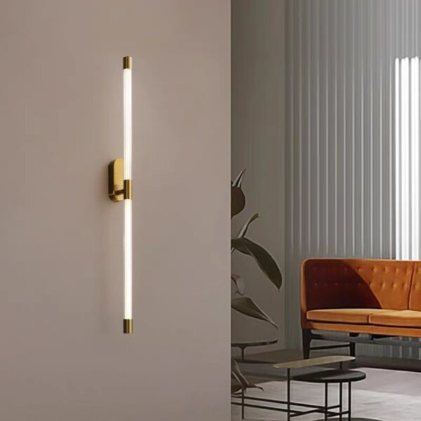 Iron Acrylic Linear Long Wall Light - 图片 4