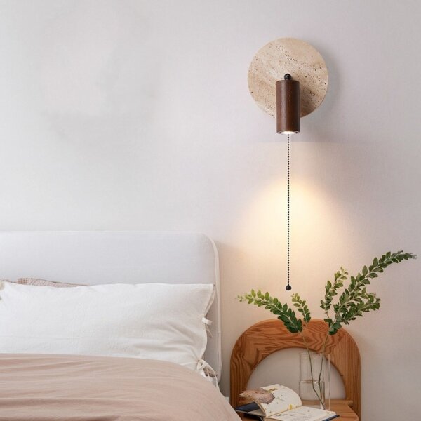 GU10 Natural Marble Stone Wall Lamp - 图片 5